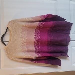 NWOT Staccato Striped Sweater Women's size Large